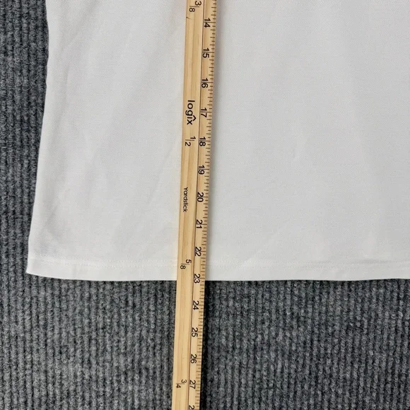 Burberrys of London Polo Shirt XL White Nova Check Trim Vintage Mens - Picture 10 of 10